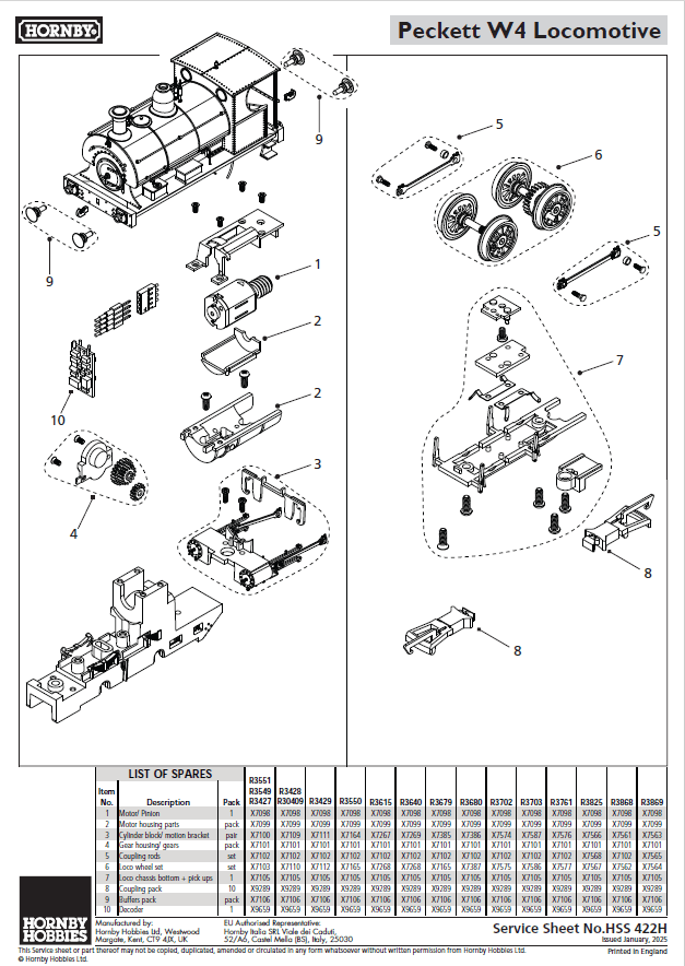 PO, Earl of Dudley's Round Oak Works, Peckett W4 Class (Open Back Cab), 0-4-0ST, 'Lady Edith' - Era 2