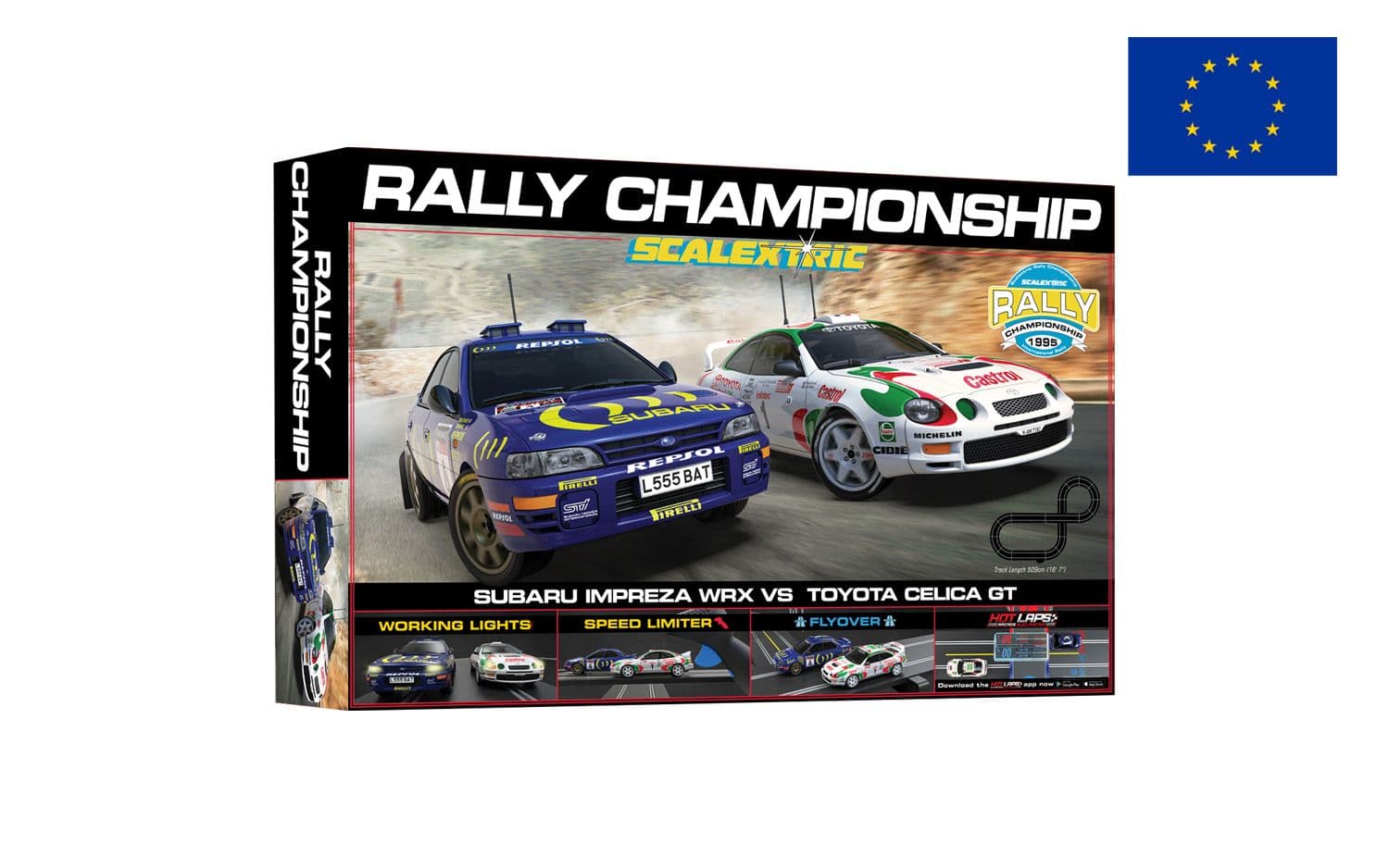 Scalextric Rally Championship - Retro Race Set (EU Plug)