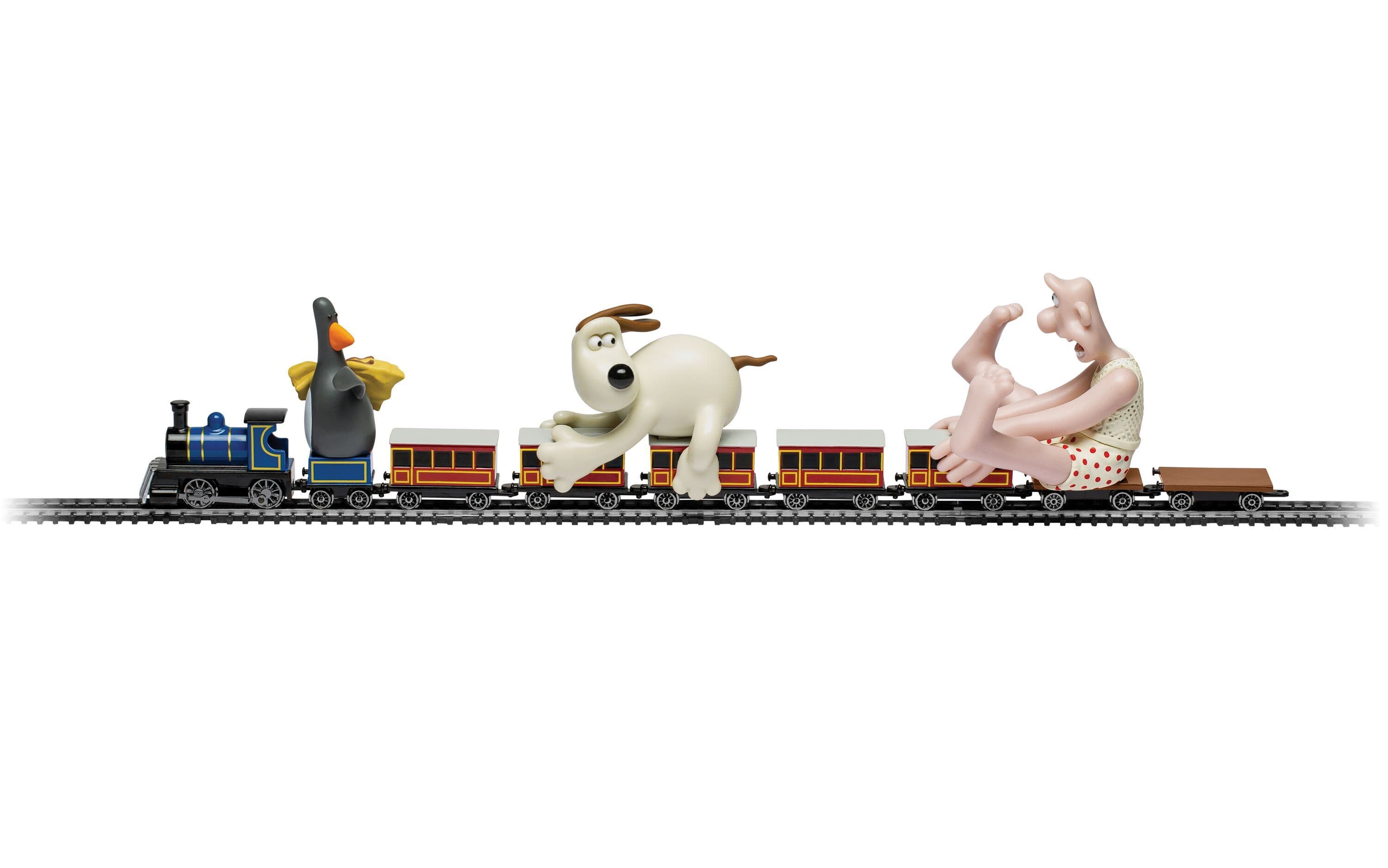Wallace &amp; Gromit - The Wrong Trousers - Feathers McGraw &amp; Locomotive