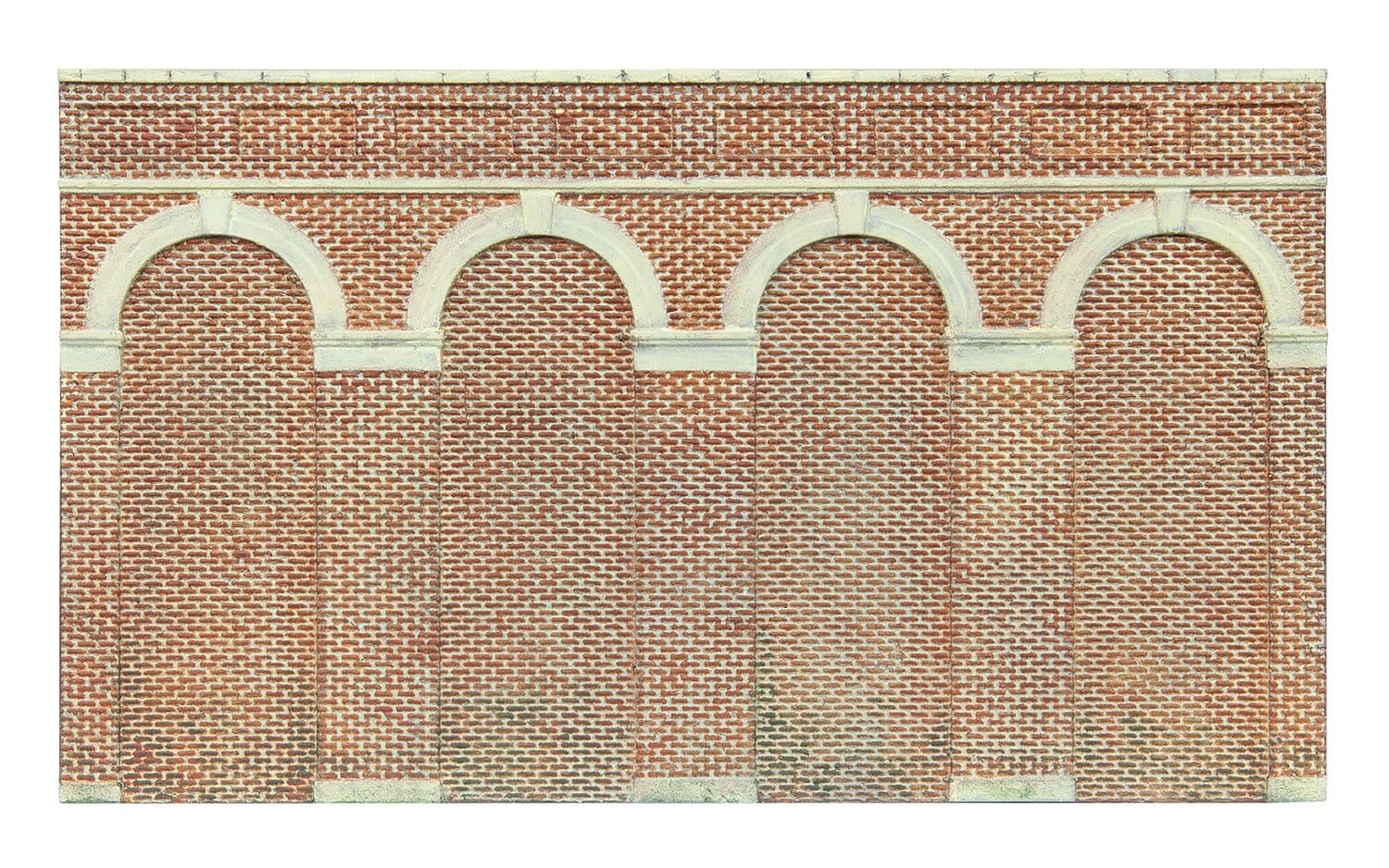 High Level Arched Retaining Walls x 2 (Red Brick)