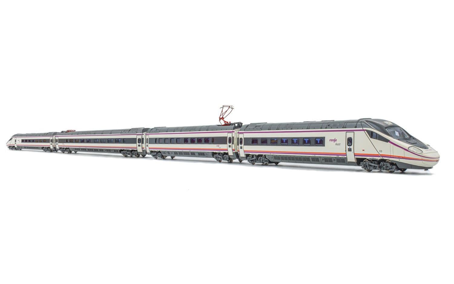 RENFE, set de 4 unidades, automotor eléctrico de alta velocidad S-114, ép. VI