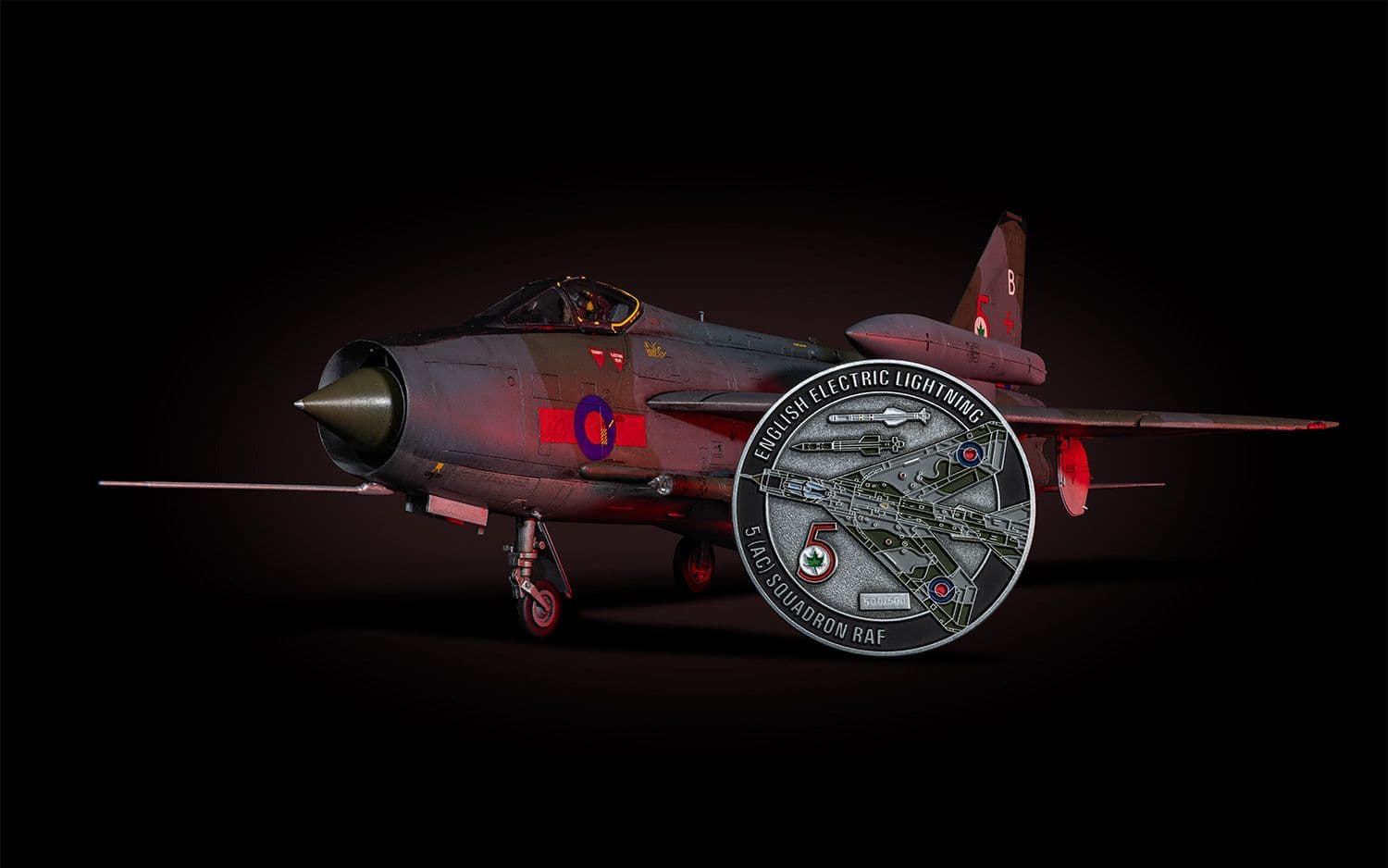 English Electric Lightning F.6 + Collectors Coin