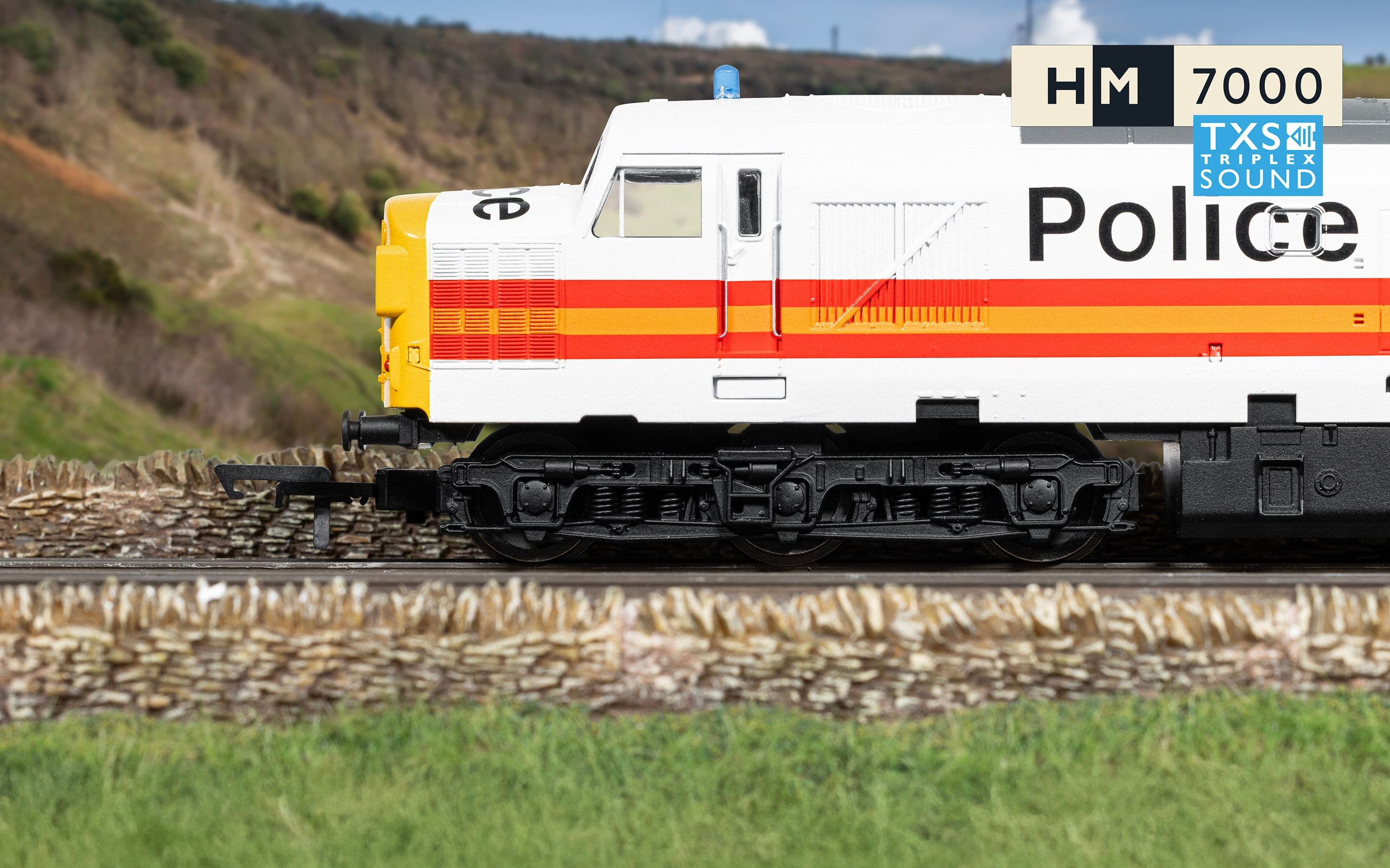 RailRoad: BR - Class 37 - '37093' Police Livery (DCC Sound Fitted)