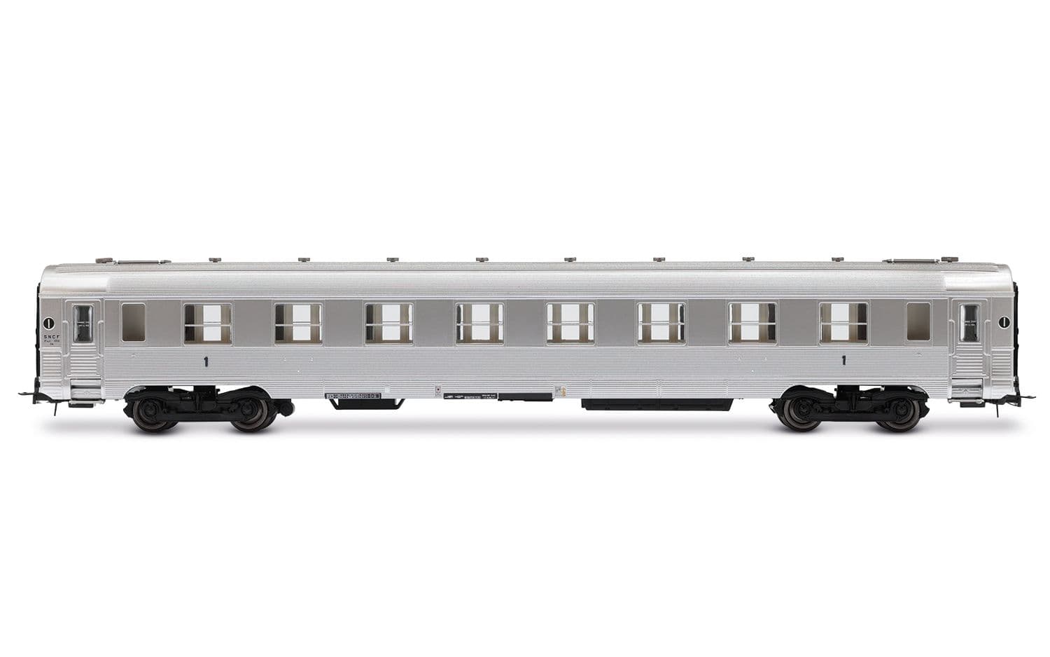 SNCF, 3-unit pack short DEV Inox coaches (A8myfi 1st cl., A3B5myfi 1st/2nd cl., A5smyfi bar), ep. IIIa