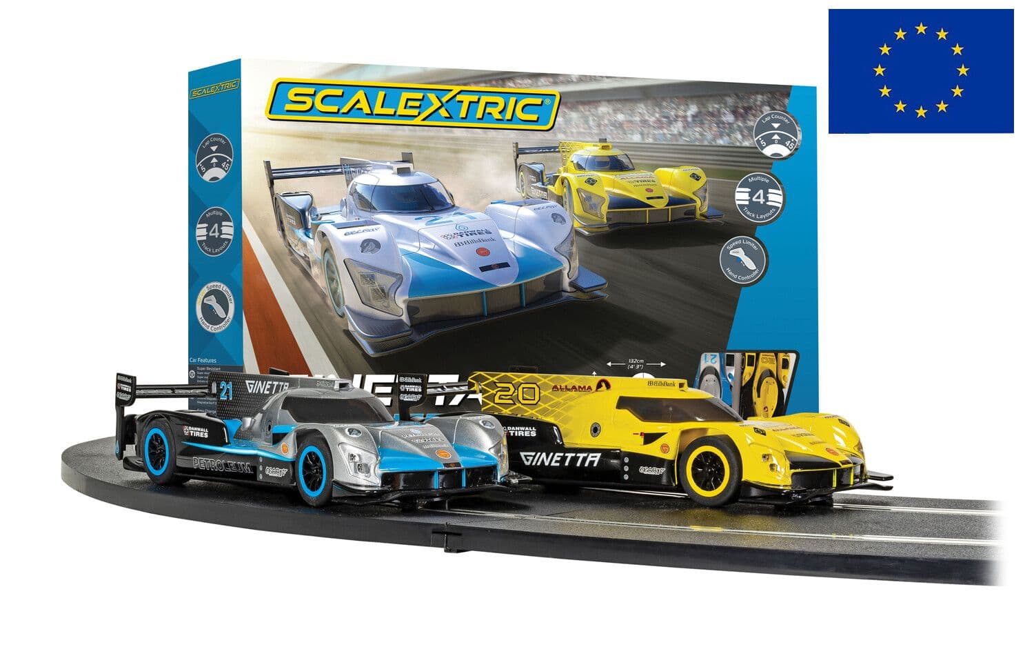 Scalextric Ginetta Racers Set (EU Plug)