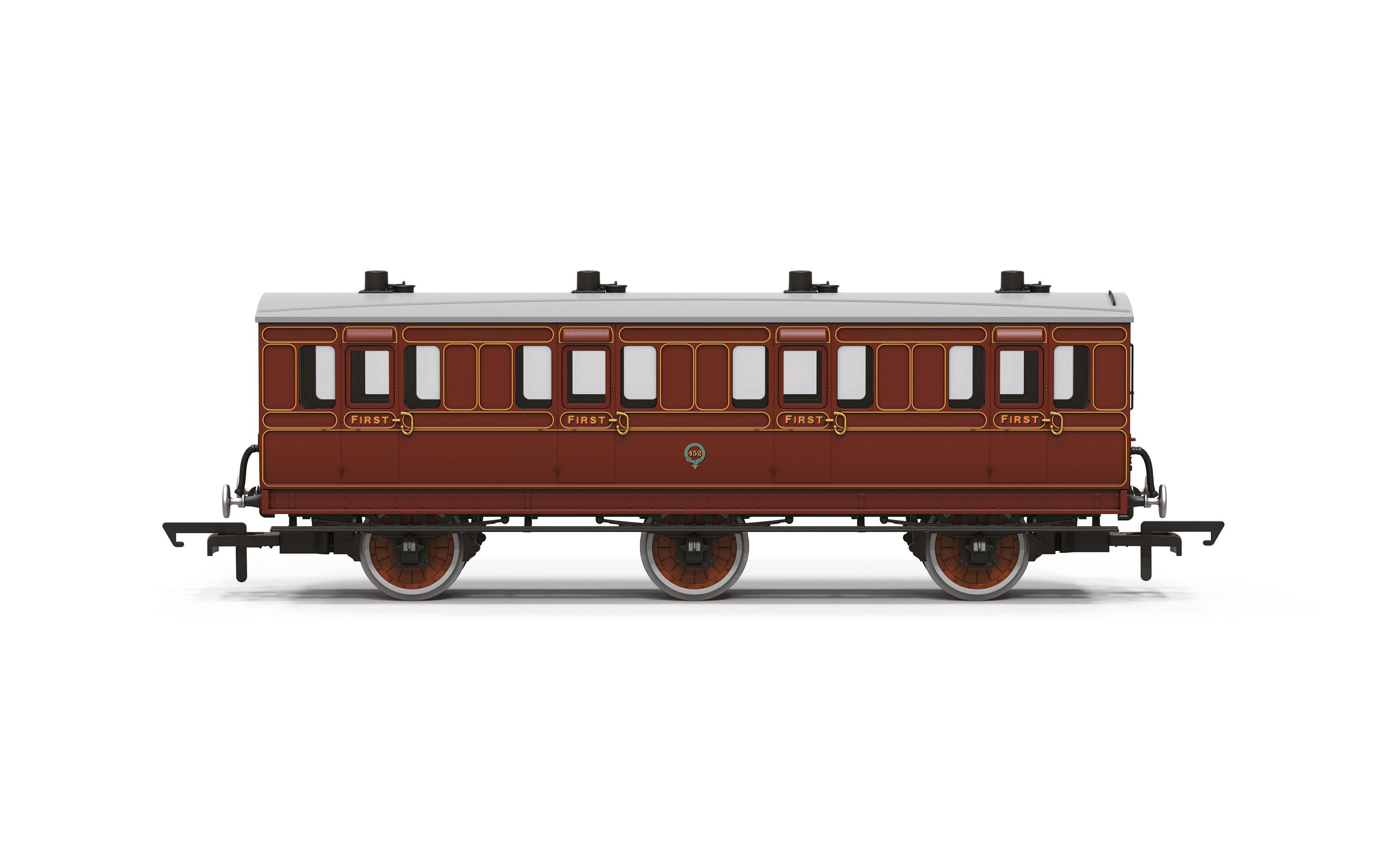 LB&amp;SCR - 6 Wheel - First Class Coach - 452