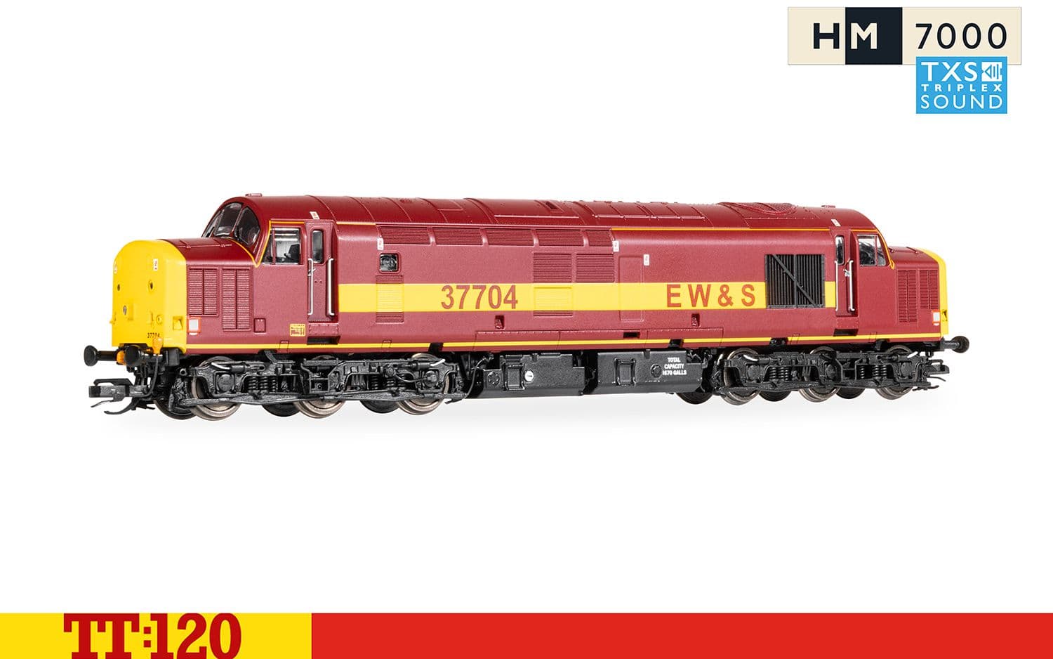 EWS - Class 37 - 37704 (DCC Sound Fitted)
