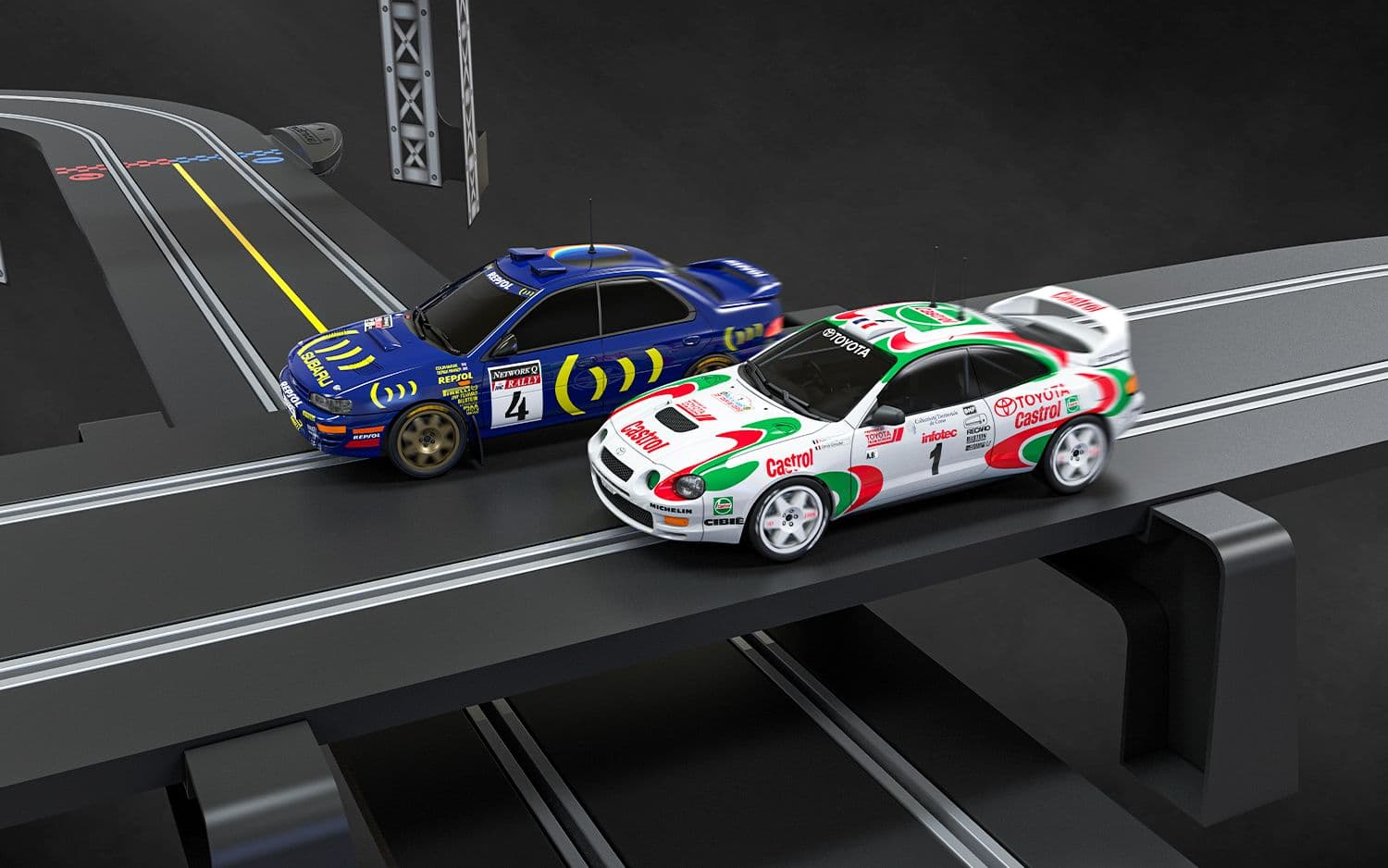 Scalextric Rally Championship - Retro Race Set (EU Plug)