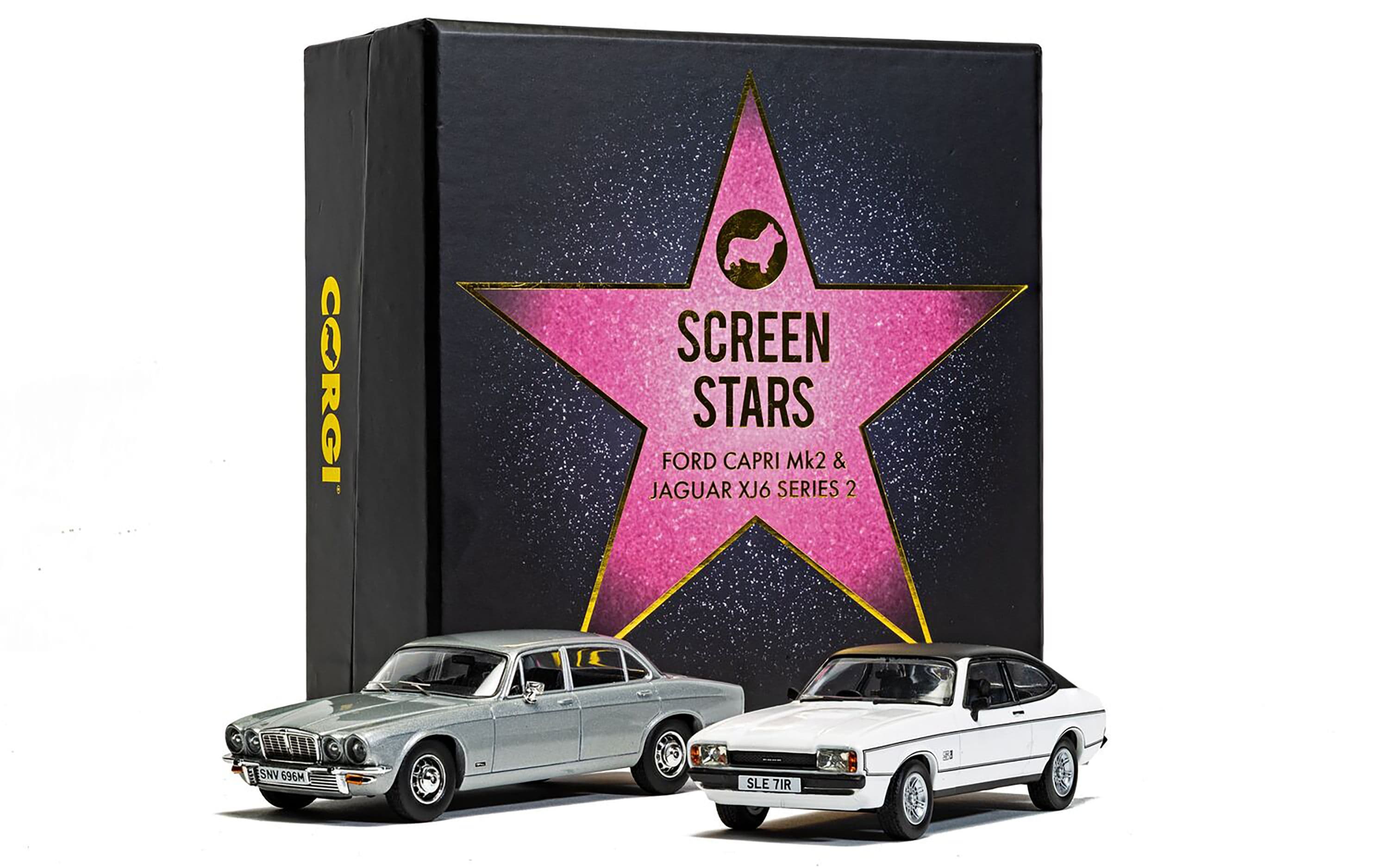 Screen Stars: Ford Capri Mk2 &amp; Jaguar XJ6 Series 2 - Twin Car Pack