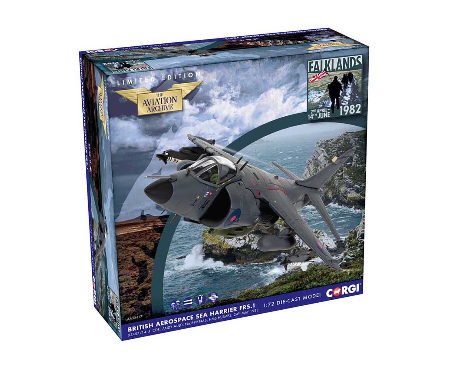 British Aerospace, Sea Harrier FRS.1 XZ457/14, Lt. Cdr. Andy Auld