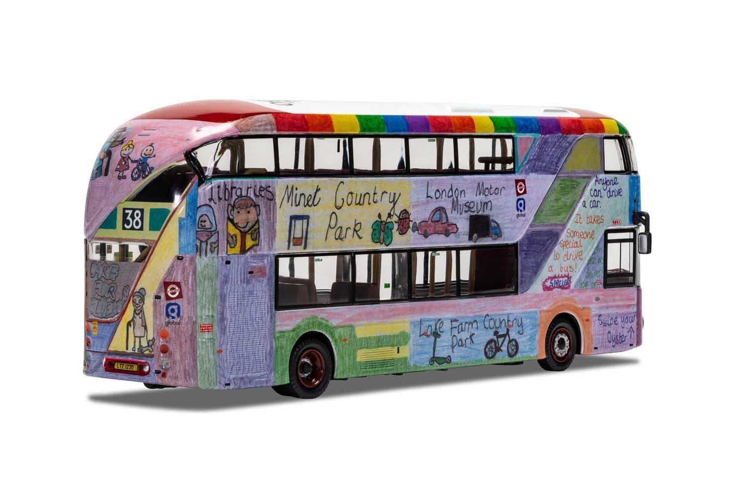 Wrightbus New Routemaster Arriva London LTZ 1230 Hackney Central Sehba Basras Our Hillingdon