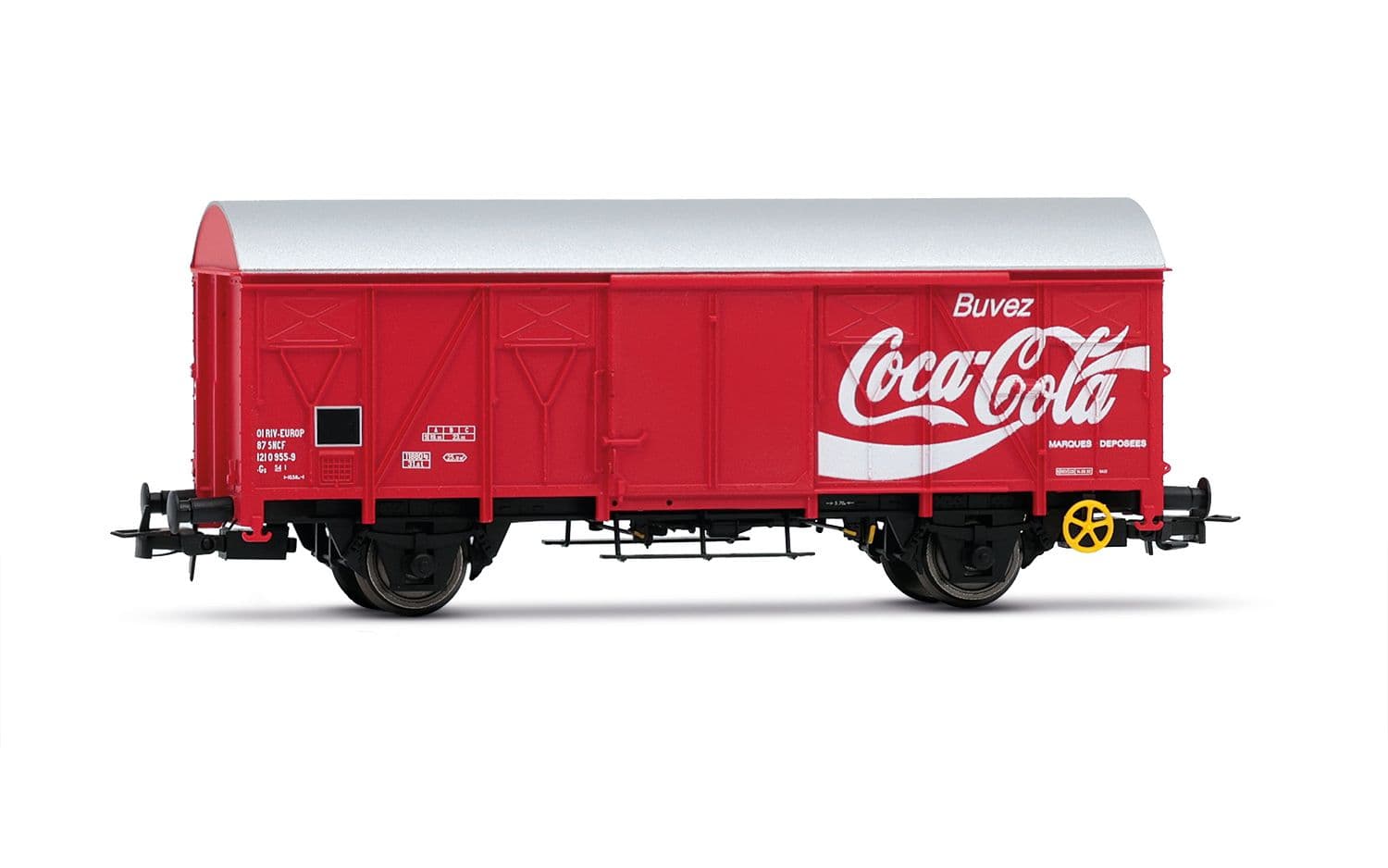 Roco H0 - Transport de fret - 5 wagons à charbon patinés