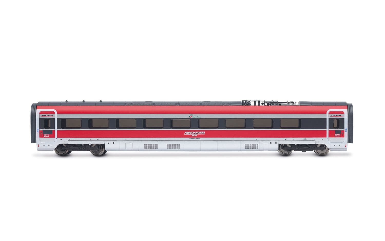 FS Trenitalia, set base di 4 unità del treno ad alta velocità "Frecciarossa 1000", livrea pubblicitaria "Ducati", ep. VI