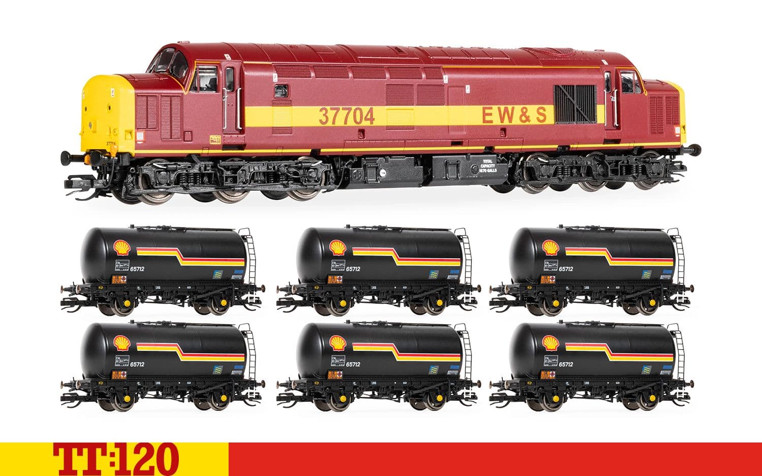 EWS Class 37 'Train &amp; Tanker Wagon' Bundle