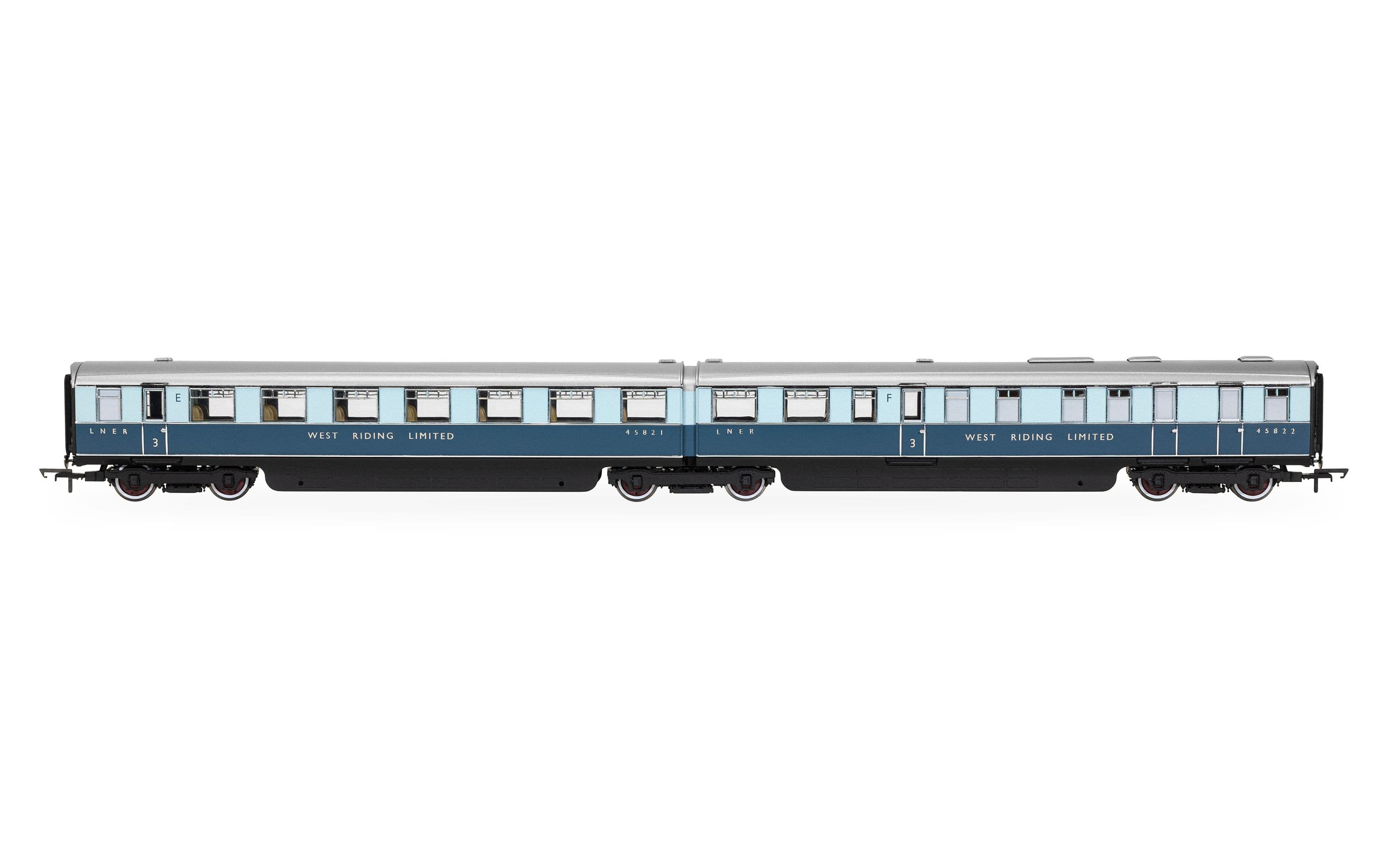 LNER - 'West Riding Limited' - Open Third &amp; Kitchen Third - Coach pack