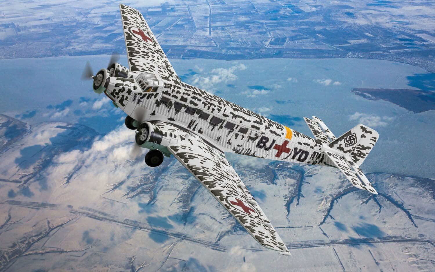 AA36911 Junkers Ju-52/3M Air Ambulance, Stalingrad Evacuation