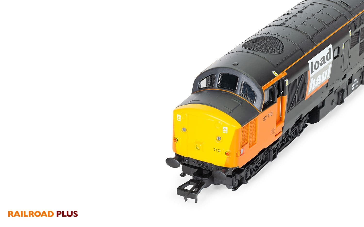 RailRoad Plus Loadhaul, Class 37, Co-Co, 37710 - Era 8