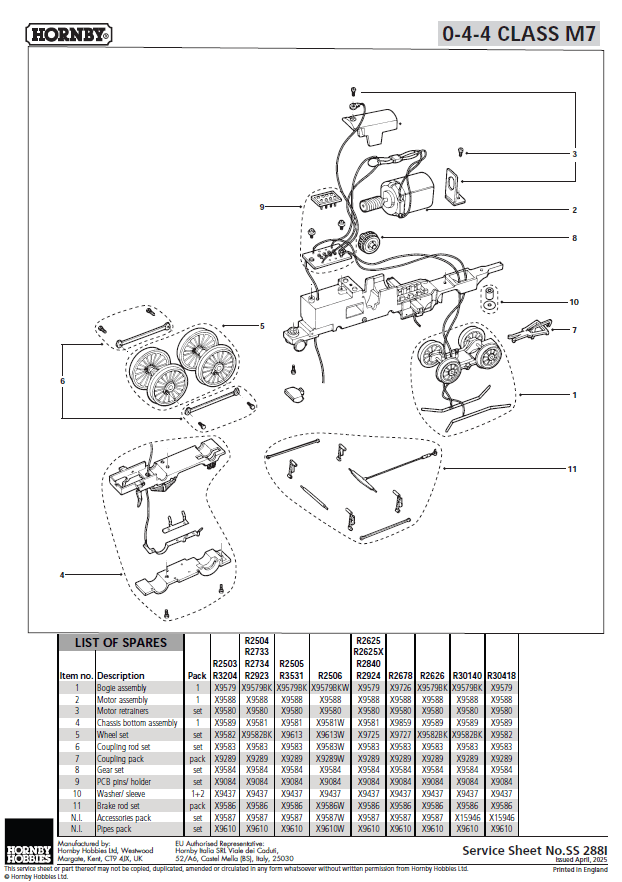 SR - Class M7 - '318'