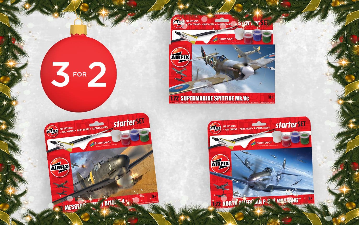 Starter Set - 3 for 2 - Christmas Pack 1