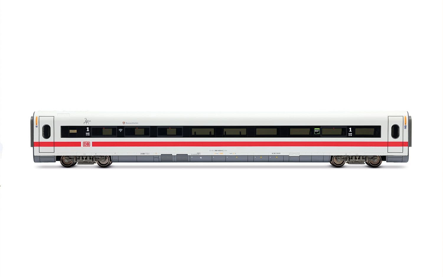 DB AG, ICE 1, Tz 155 „Rosenheim“, 2-tlg. Set Zwischenwagen (1 x 1. Klasse + 1 x 2. Klasse), „Klimaschützer“
