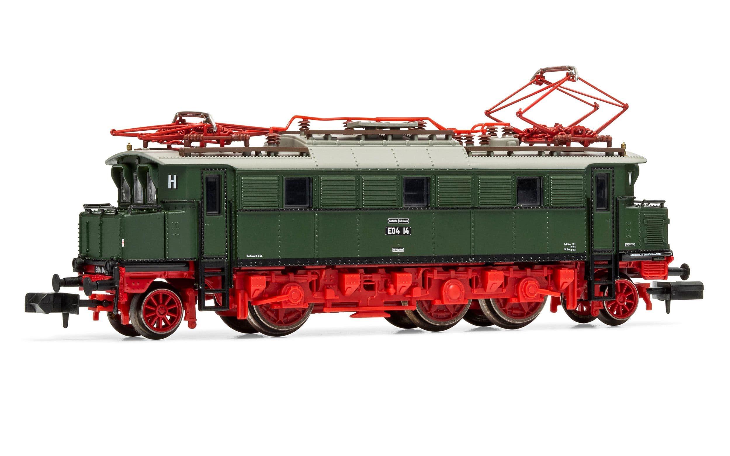 Arnold (N 1:160) DR, electric locomotive class E04, red/green livery, period III, with DCC decoder
