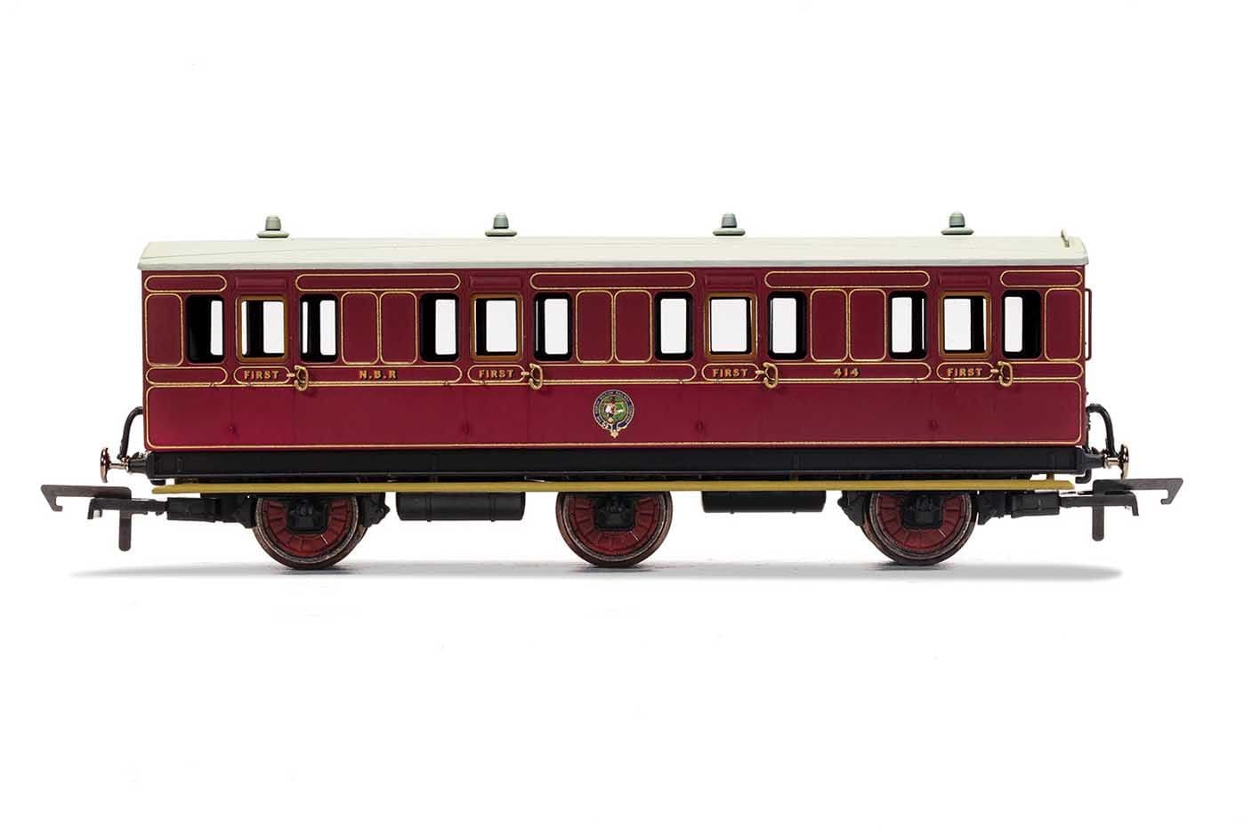 NBR, 6 Wheel Coach, 1st Class, 414 - Era 2