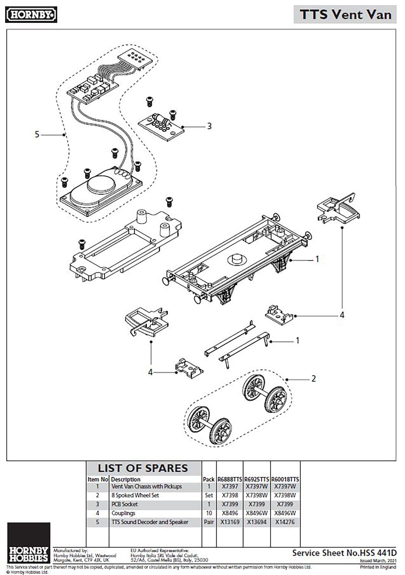 pickup, VENT VAN CHASSIS +PICK UPS R6888TTS