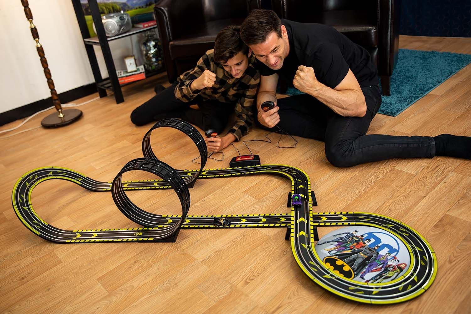 Micro Scalextric Batman vs Joker - The Race For Gotham City Set