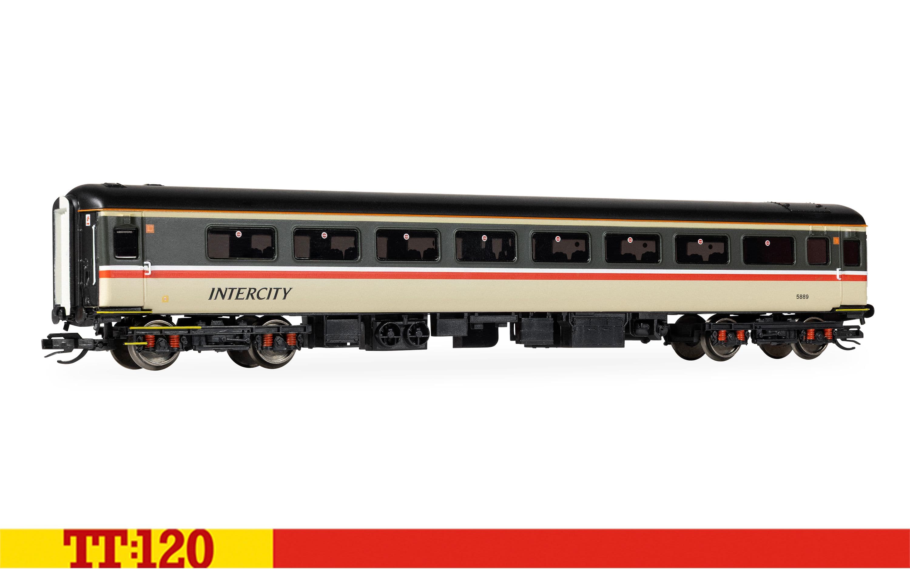 BR Intercity, Mk2E Tourist Standard Open, 5889 - Era 8