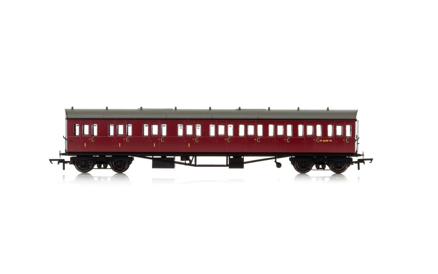 BR, Collett 57' Bow Ended E131 Nine Compartment Composite (Left Hand), W6630W - Era 4