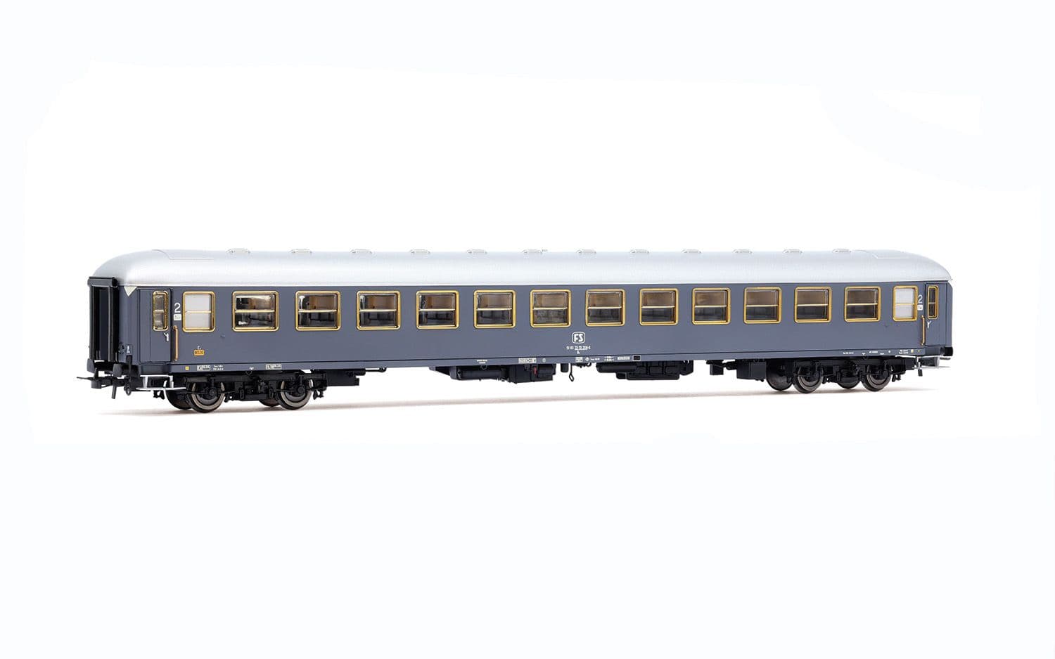 FS, 3-unit pack of Exp 234/235 Remus Roma – Wien, UIC-X '68 couchettes + UIC-X '68 2nd class grey + WLABm MU '73 TEN