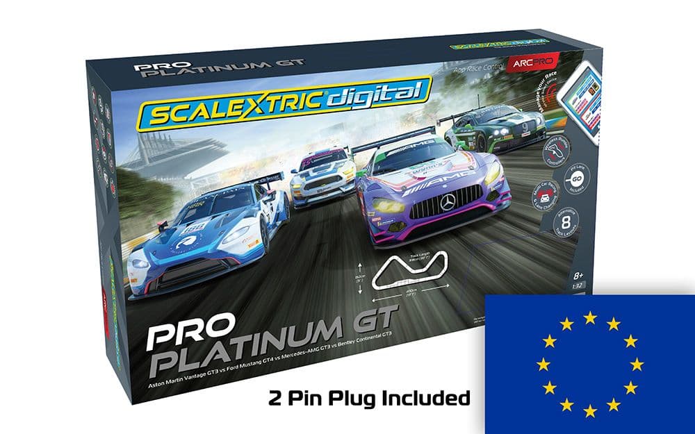 Scalextric Digital - ARC PRO Platinum GT Race Set (EU Plug)