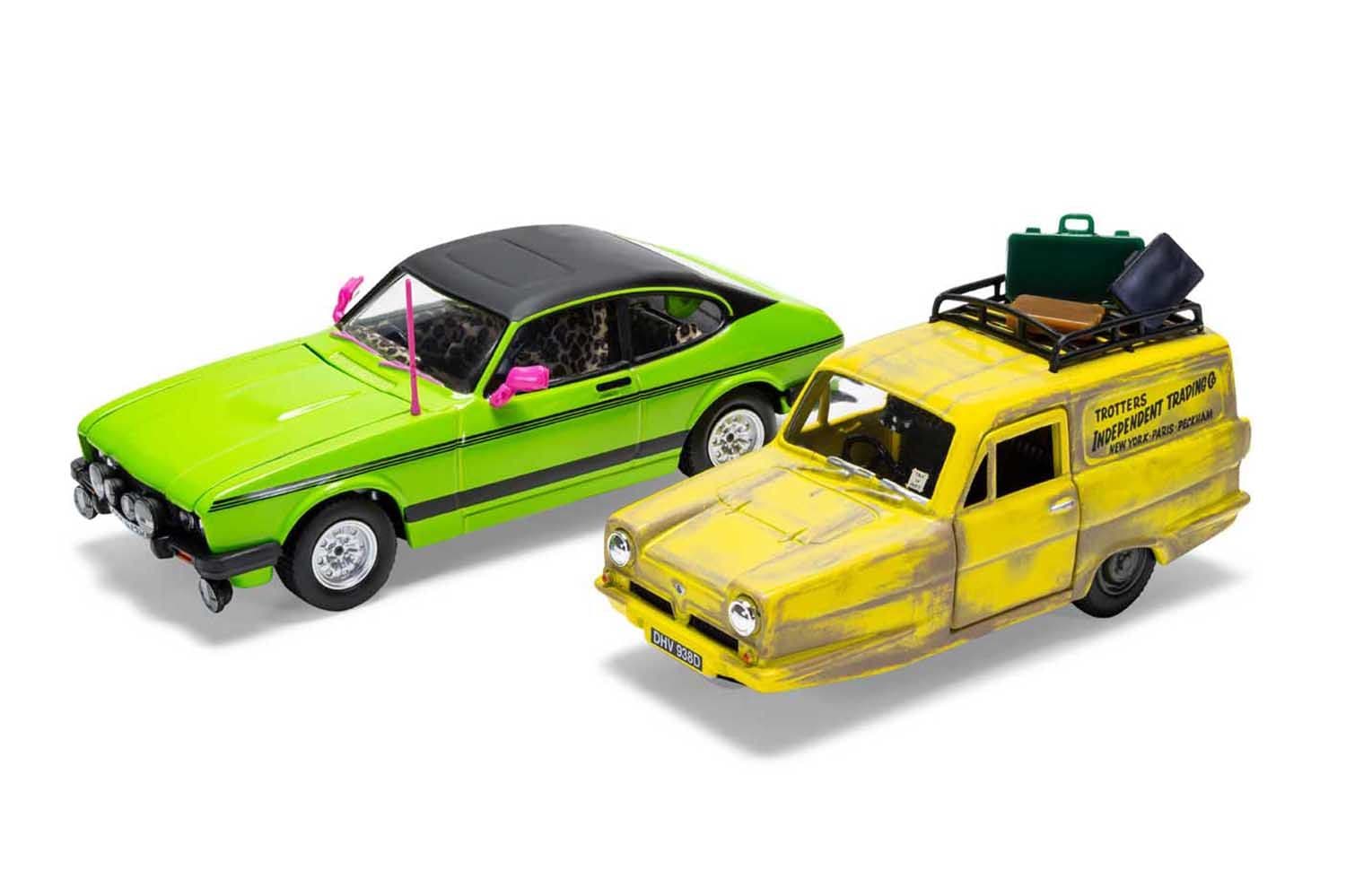 Only Fools &amp; Horses Del Boy's Reliant Regal &amp; Ford Capri Mk3