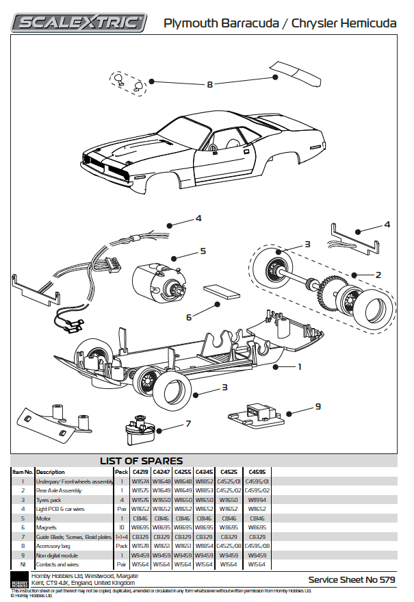 Plymouth Barracuda - John Wick Chapter 4