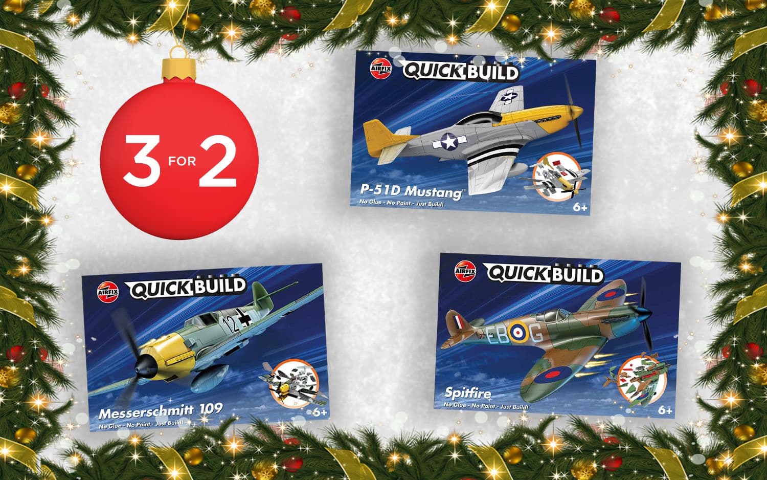 Quickbuild - 3 for 2 - Christmas Pack 2