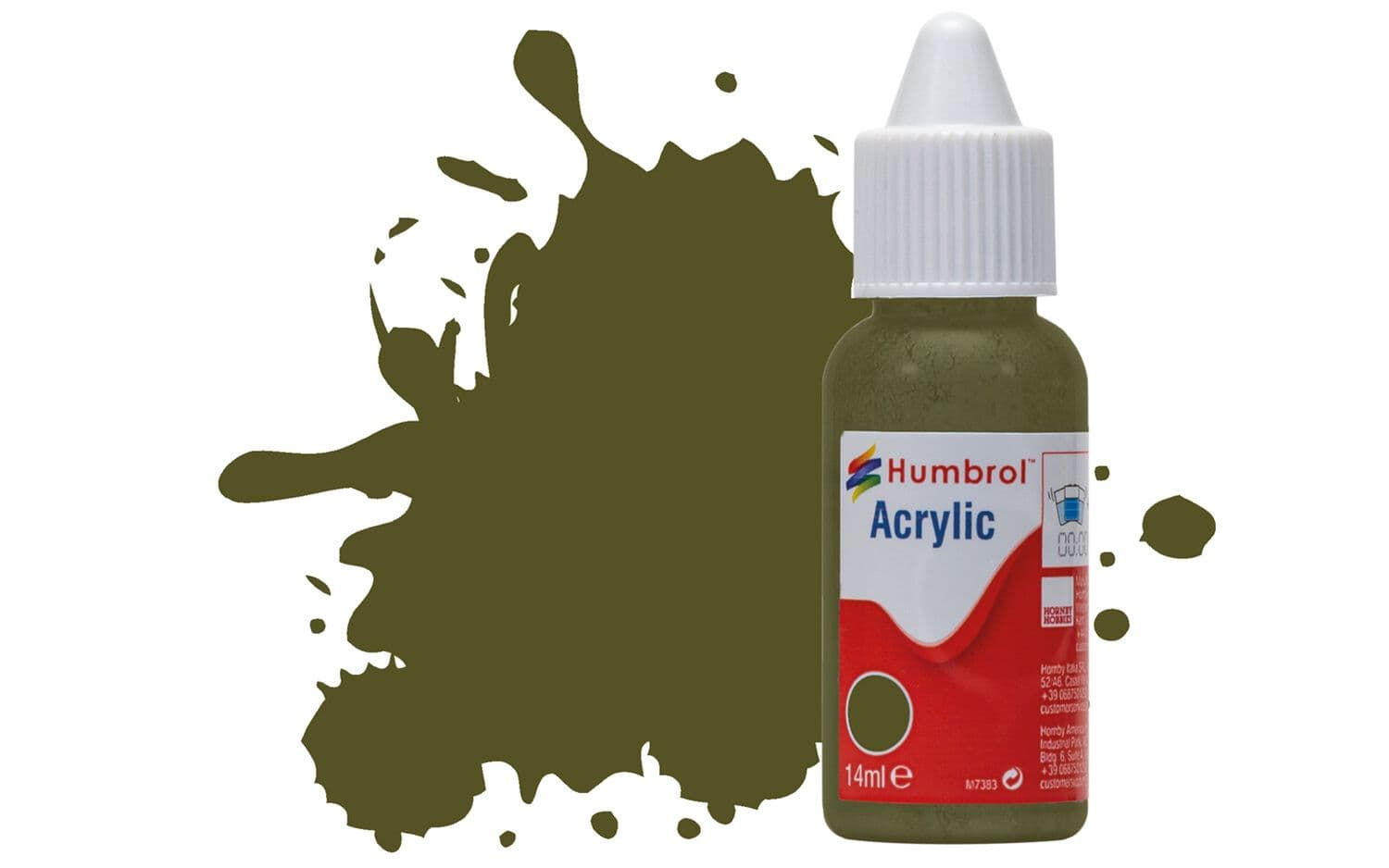 Acrylic Paint: 159 - Khaki Drab - Matt - (14ml)
