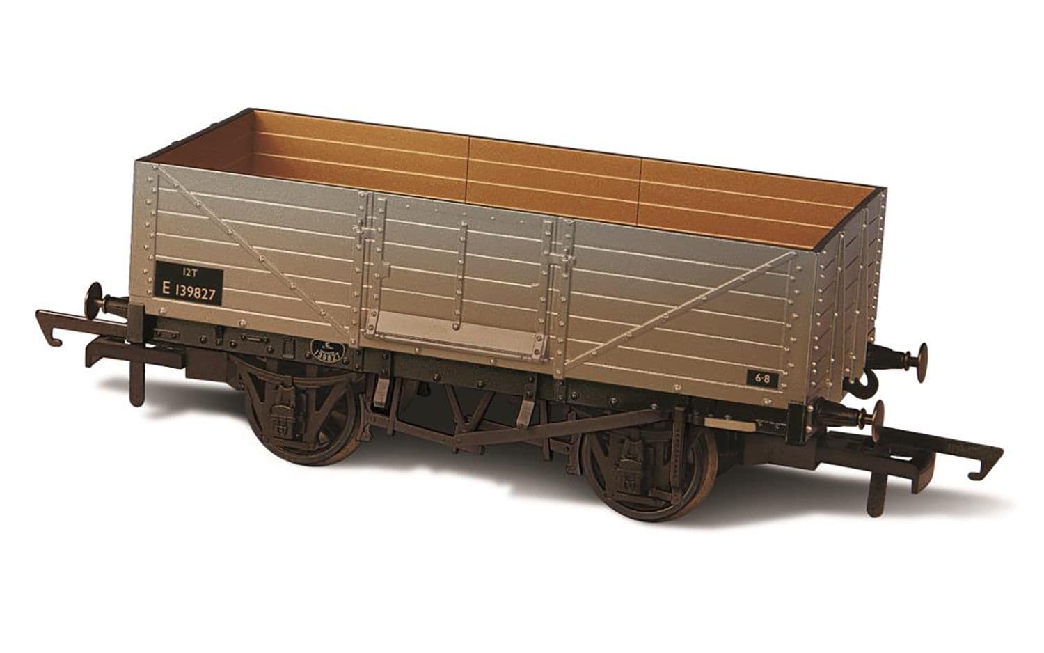 BR 6 plank mineral wagon weathered
