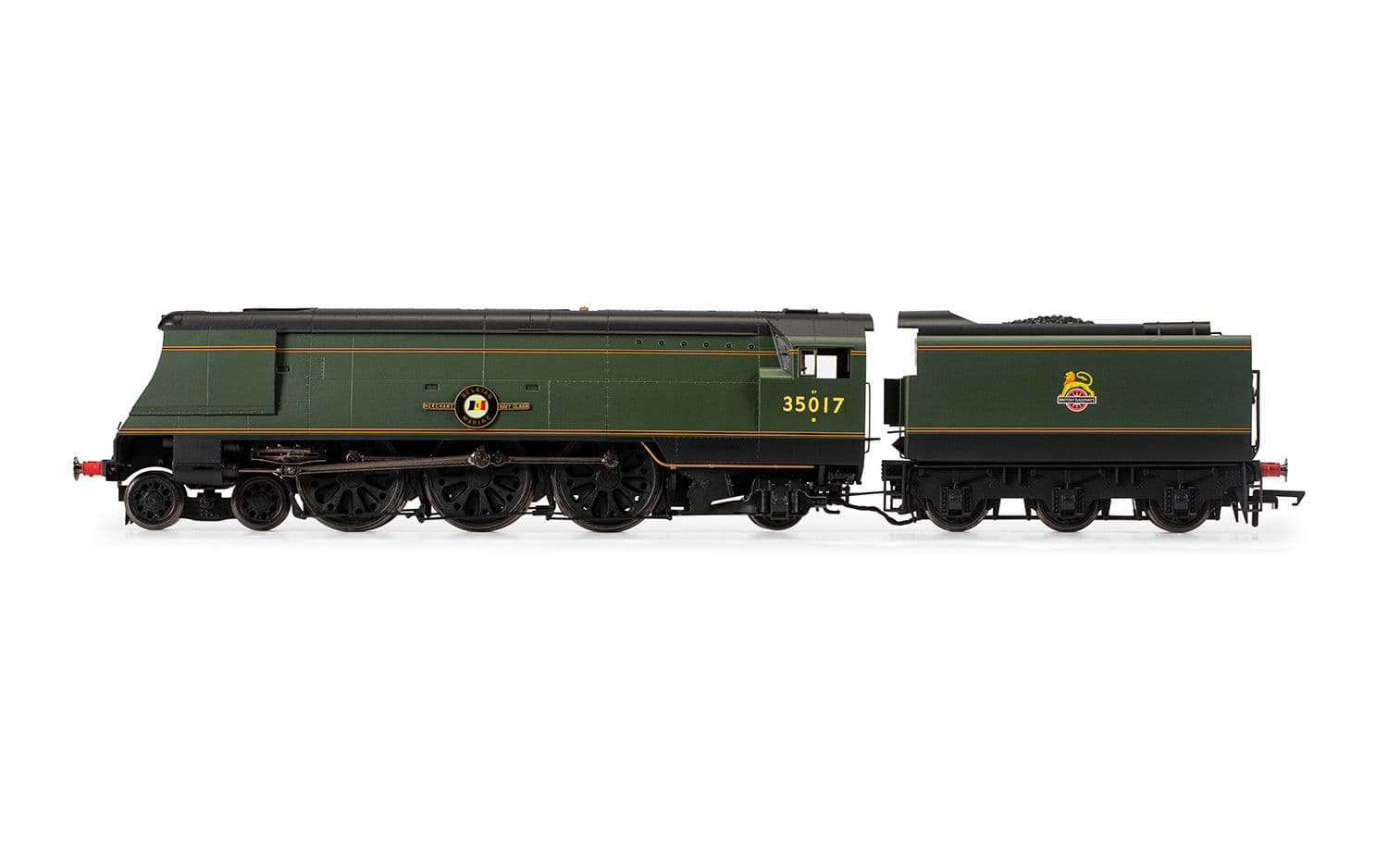 BR, Merchant Navy Class, 4-6-2, 35017 'Belgian Marine' - Era 4