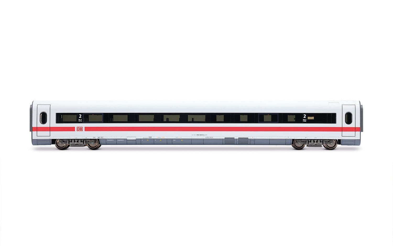 DB AG, ICE 1, Tz 155 „Rosenheim“, 5-tlg. Set Zwischenwagen (1 x Speisewagen + 3 x Wagen 2. Klasse + 1 x Wagen 1. Klasse), „Klimaschützer“