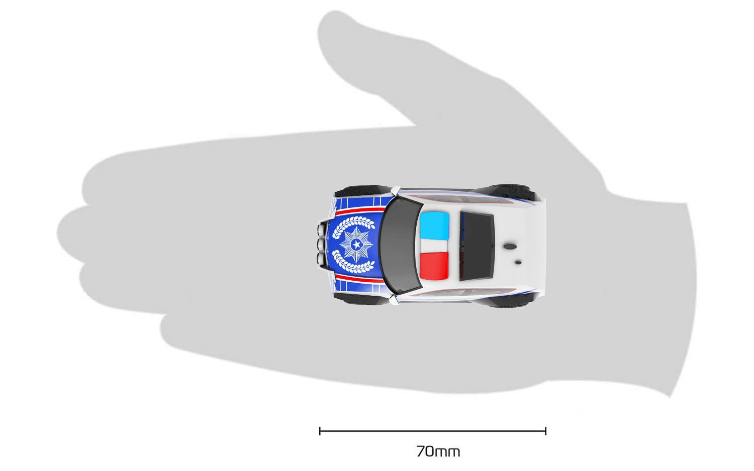 Micro Scalextric High Speed Pursuit Race Set