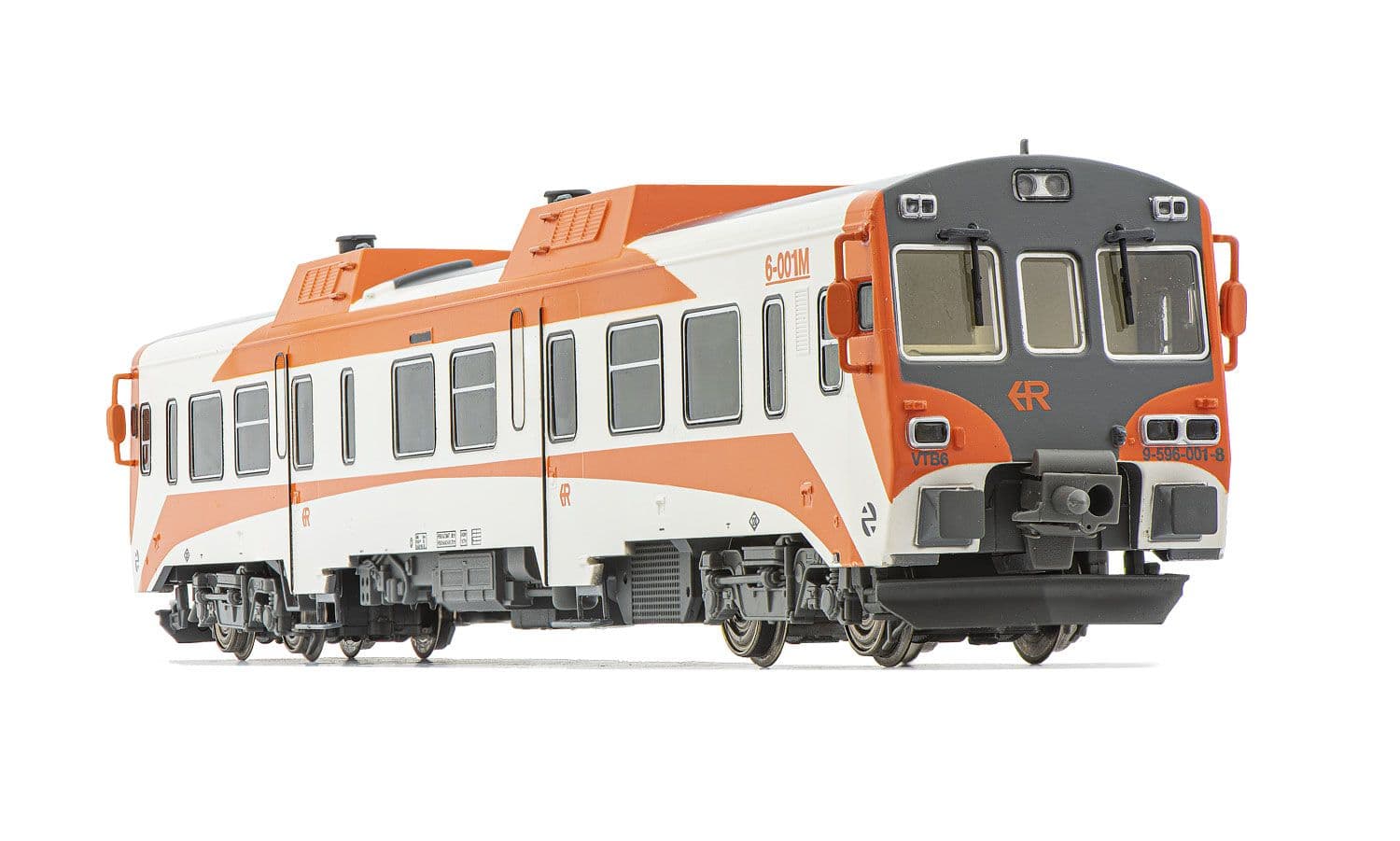 RENFE, automotor diesel 596, decoración "Regionales R2", 9-596-001-8, ép. V