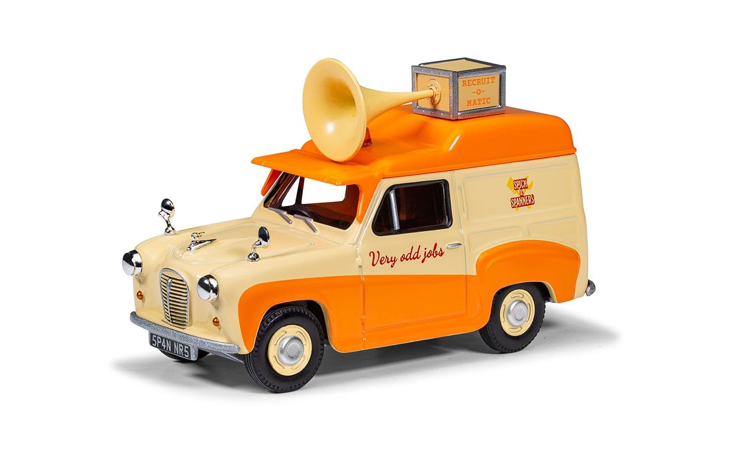 Wallace &amp; Gromit Austin A35 Van Collection - Cheese Please!, Top Bun, Spick &amp; Spanmobile