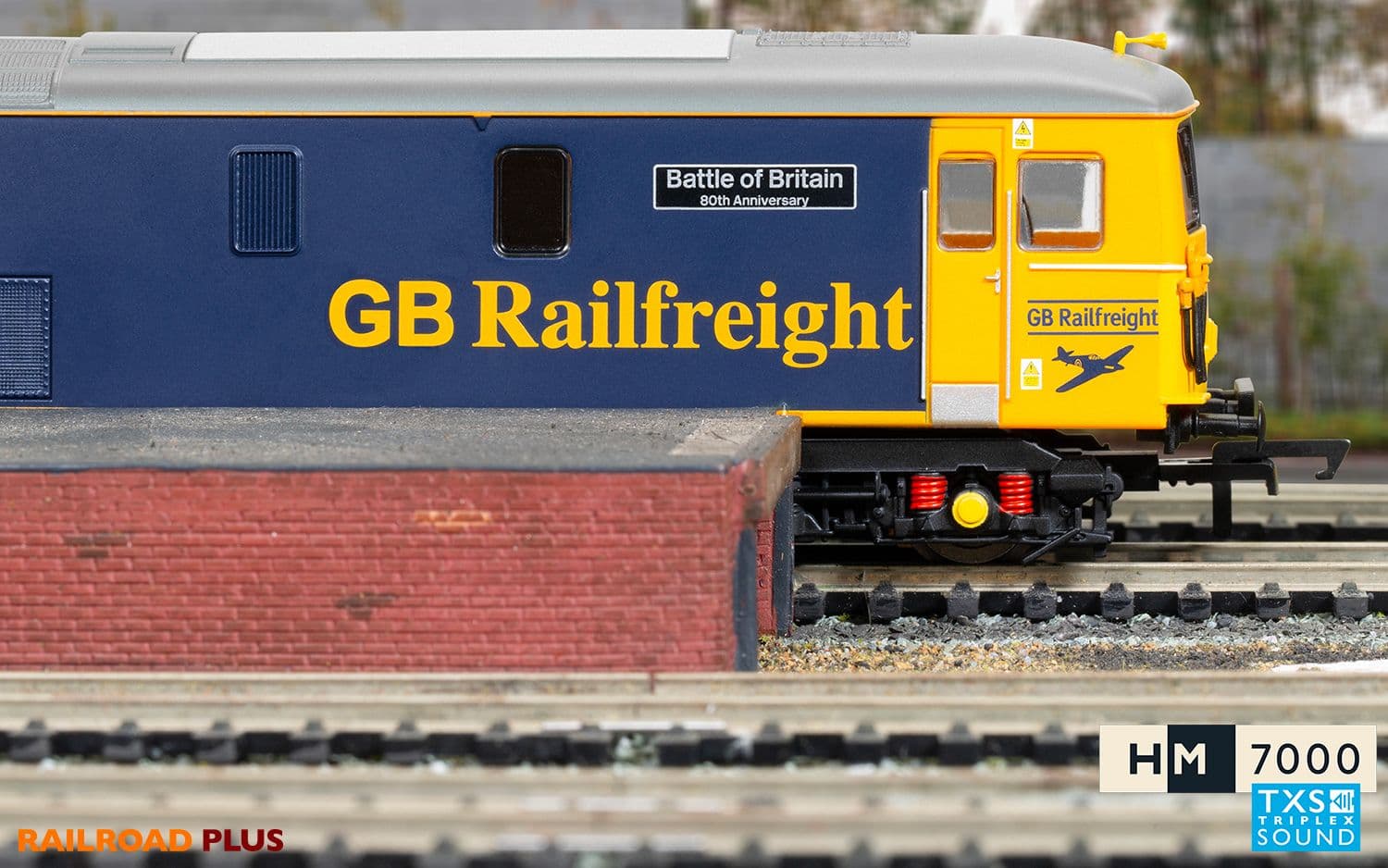RailRoad Plus GB Railfreight, Class 73, Bo-Bo, 73109 'Battle of Britain' - Era 10