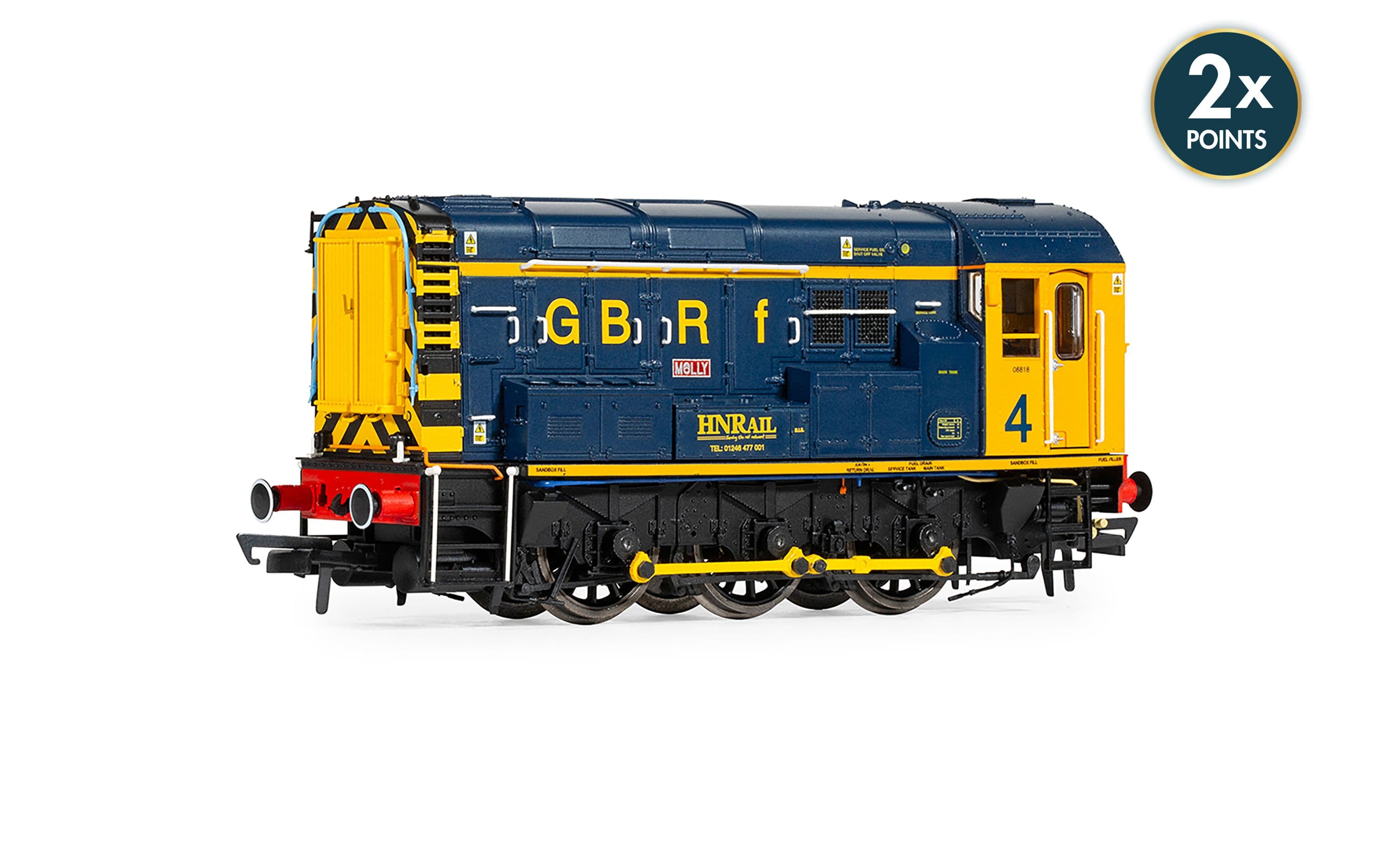 GB Railfreight, Class 08, 0-6-0, 08818 'Molly' - Era 11