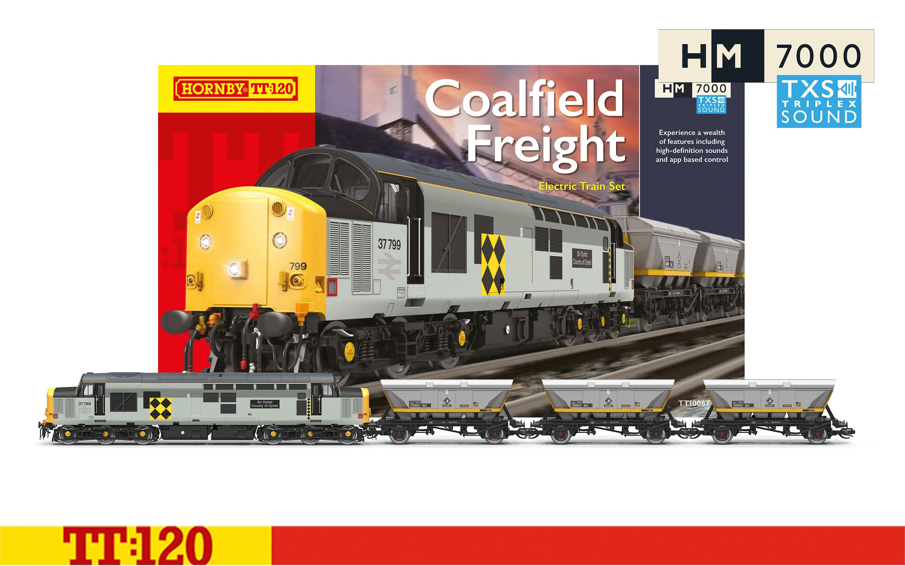 TT1008TXSM Coal Sector Hauler - Train Set - (DCC Sound Fitted)