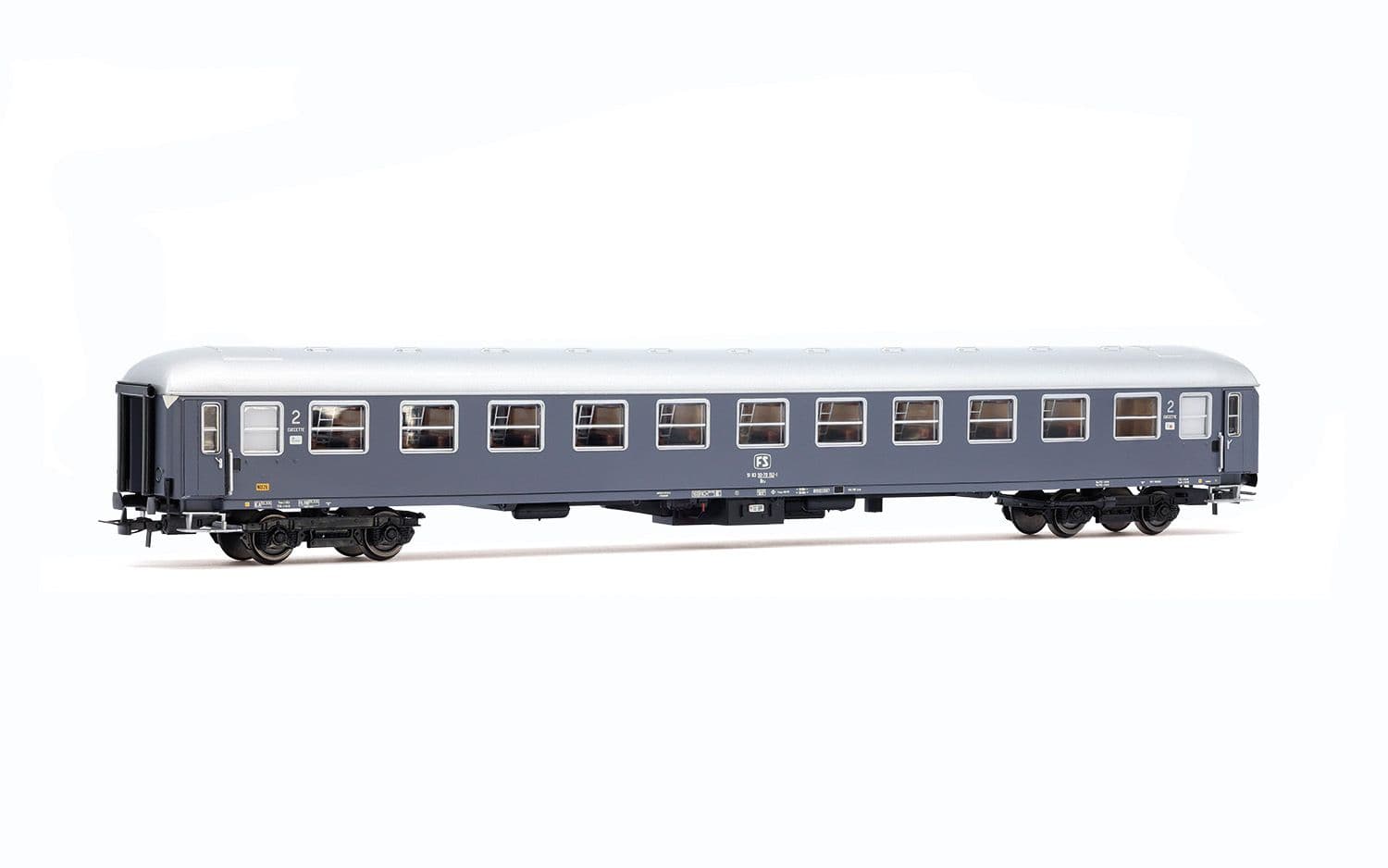 FS, 3-unit pack of Exp 234/235 Remus Roma – Wien, UIC-X '68 couchettes + UIC-X '68 2nd class grey + WLABm MU '73 TEN