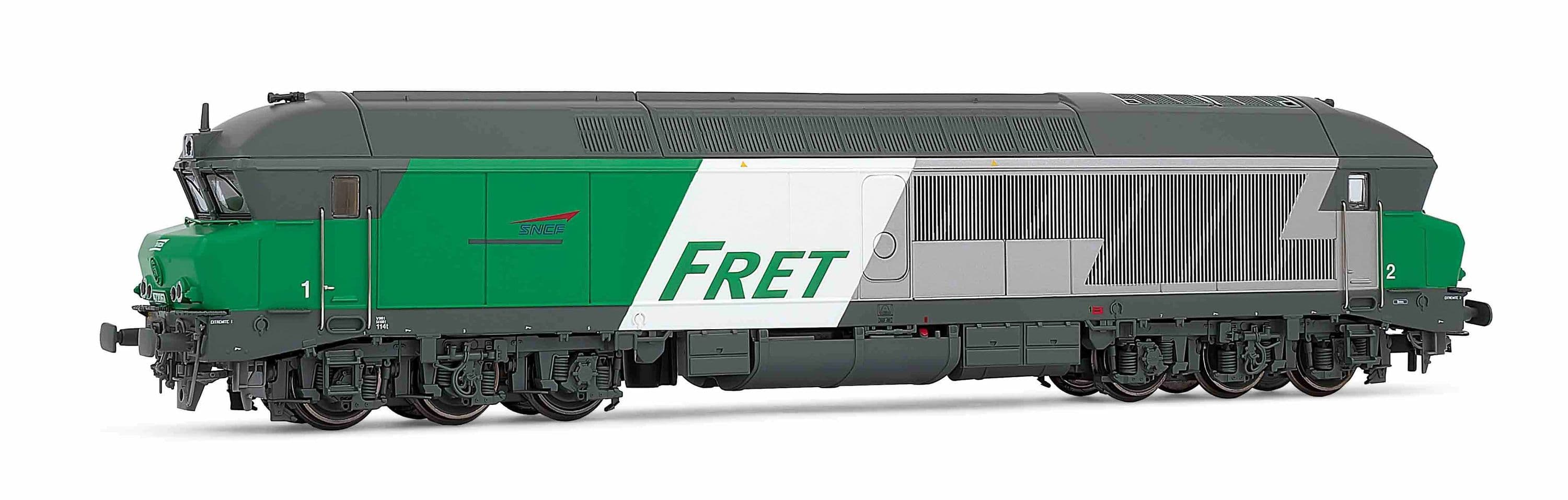 SNCF, locomotive diesel classe CC 472010, livrée “FRET”, ép. V