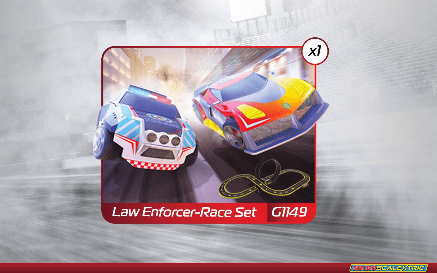 Micro Scalextric Double Jeopardy Race Bundle