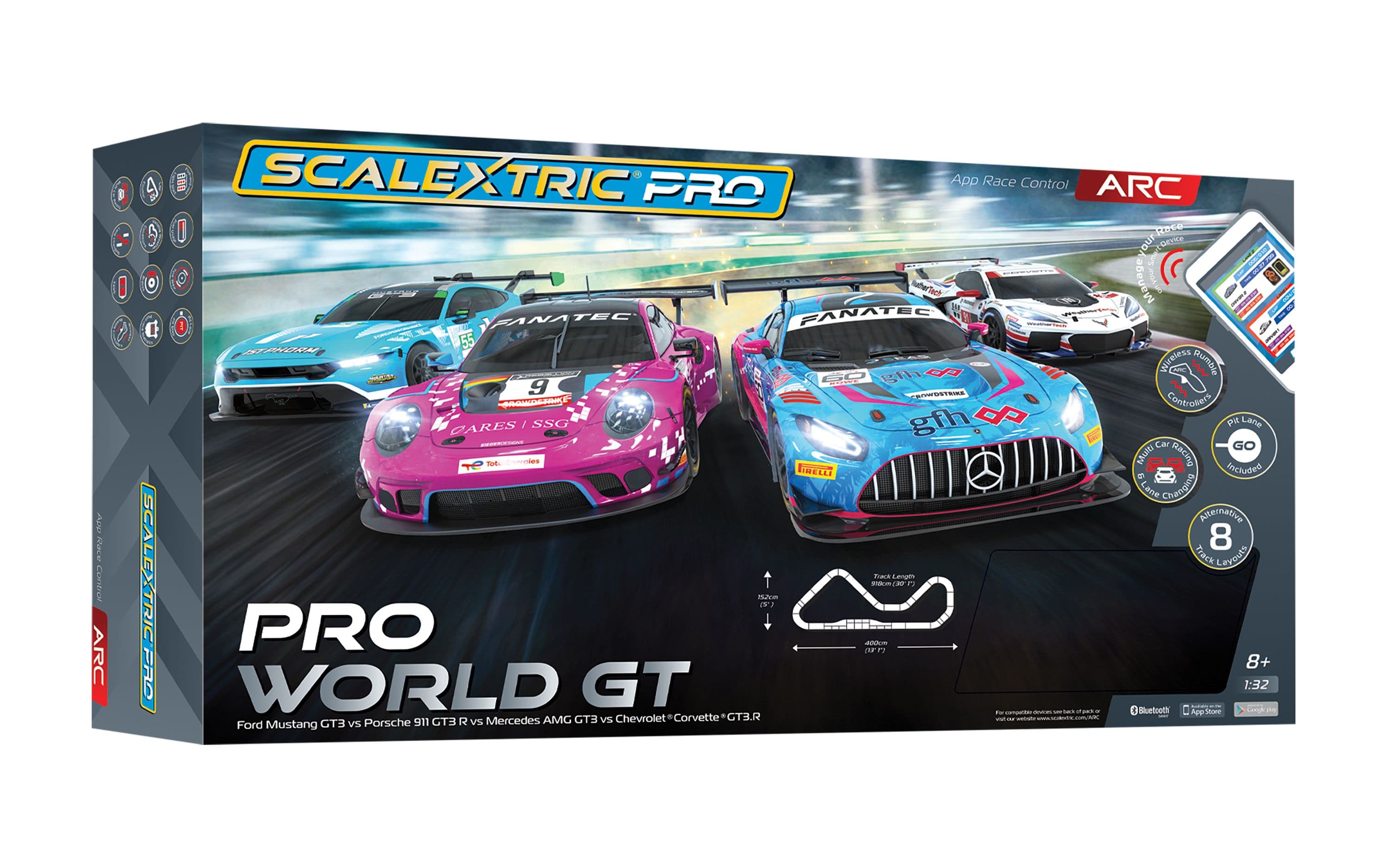 Scalextric Pro - World GT - Race Set