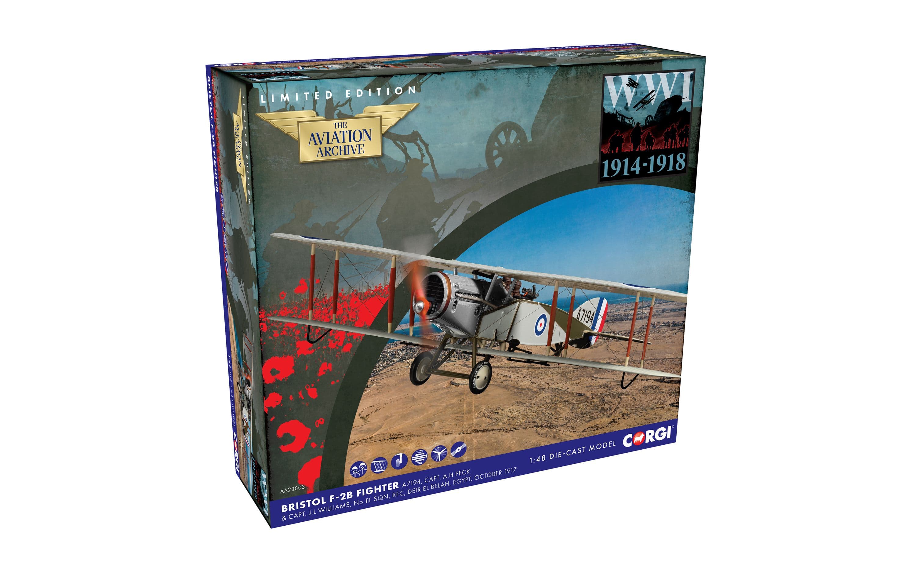 Bristol F-2B Fighter - RAF No.111 Sqn - Capt. Arthur H Peck &amp; Capt. John JL Williams